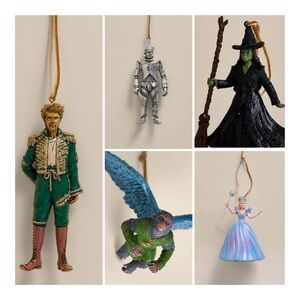 Marks & Spencer Wicked for Good Ornament Collection Full 5-Piece Set From The UK